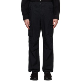 디스이즈네버댓 Thisisneverthat Black Regular-Fit Cargo Pants 241631M188011