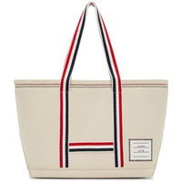 톰브라운 Thom Browne 오프화이트 Off-White Small Tool Tote 222381F049001