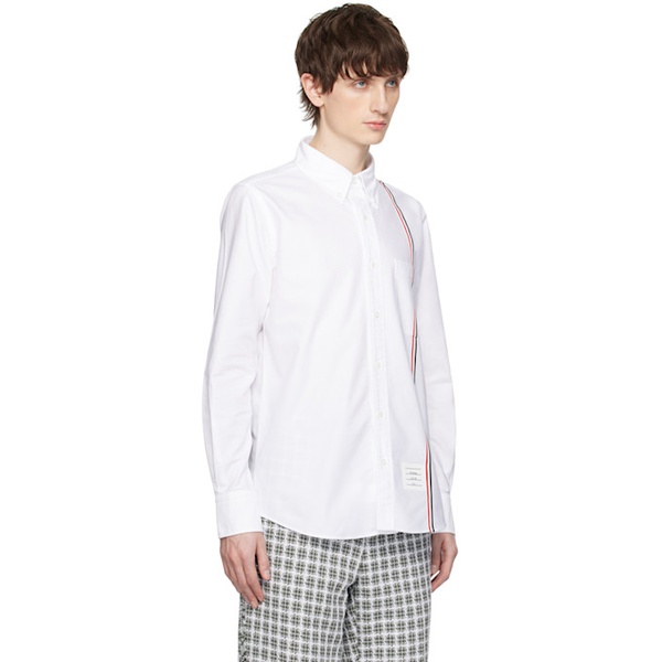 톰브라운 톰브라운 Thom Browne White Stripe Shirt 241381M192042