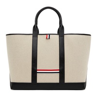 톰브라운 Thom Browne 오프화이트 Off-White Medium Tool Tote 241381M172010