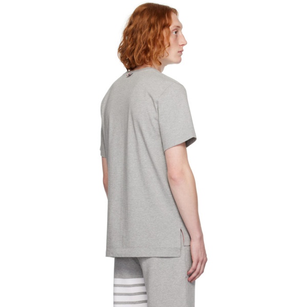 톰브라운 톰브라운 Thom Browne Gray Tennis-Tail T-Shirt 241381M213014
