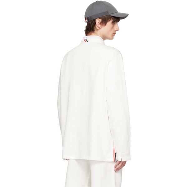 톰브라운 톰브라운 Thom Browne 오프화이트 Off-White Oversized Sweatshirt 242381M204001