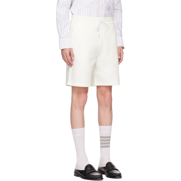 톰브라운 톰브라운 Thom Browne 오프화이트 Off-White Mid-Thigh Shorts 242381M193004