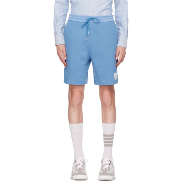 톰브라운 톰브라운 Thom Browne Blue Mid-Thigh Shorts 242381M193003