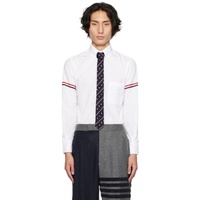 톰브라운 Thom Browne White Grosgrain Armband Shirt 232381M192022