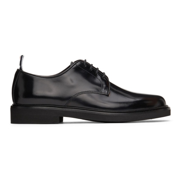 톰브라운 톰브라운 Thom Browne Black Uniform Lace-Up Derbys 212381F121004