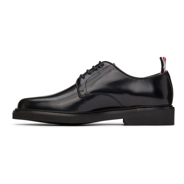 톰브라운 톰브라운 Thom Browne Black Uniform Lace-Up Derbys 212381F121004