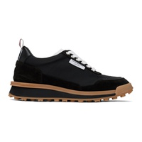 톰브라운 Thom Browne Black Tech Nylon Alumni Sneakers 242381M237005