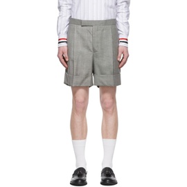 톰브라운 Thom Browne SSENSE Exclusive Black & White Wool Shorts 221381M191021