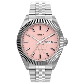 Timex MEN'S Waterbury Stainless Steel Pink Dial Watch TW2V17800