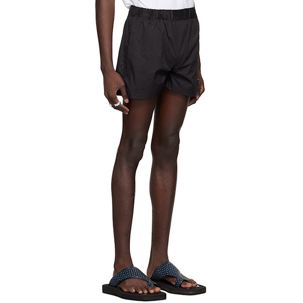  Tokyo James SSENSE Exclusive Black Cotton Shorts 221314M193002