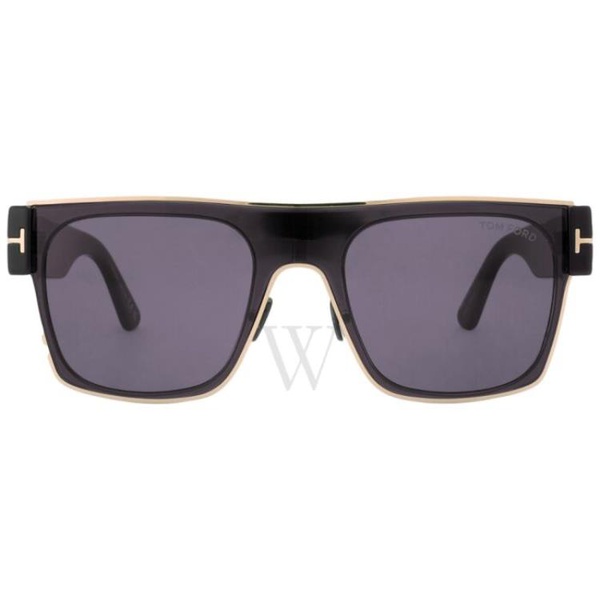 톰포드 톰포드 Tom Ford Edwin 54 mm Shiny Black Sunglasses FT1073 01A 54