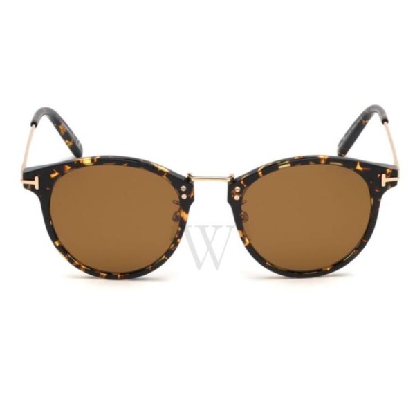 톰포드 톰포드 Tom Ford 51 mm Tortoise Sunglasses FT0673 52E 51