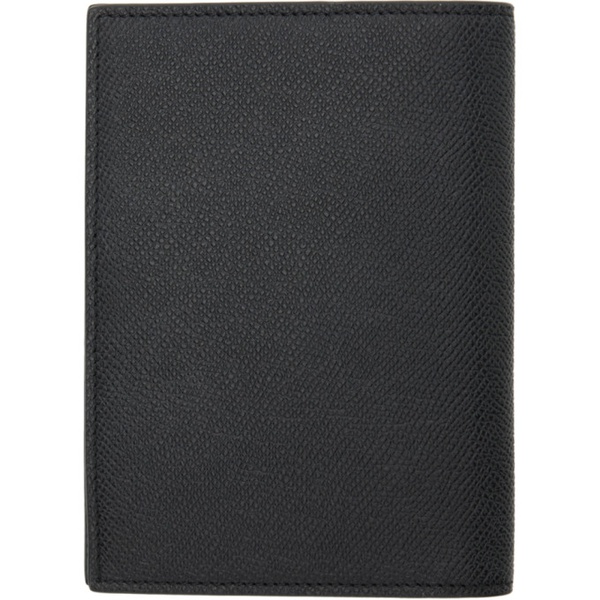 톰포드 톰포드 TOM FORD Black Small Grain Leather Passport Holder 241076M162004