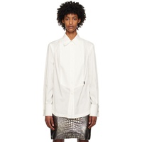 톰포드 TOM FORD White Raw Edge Shirt 231076F109004