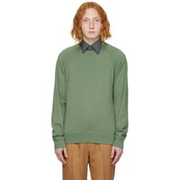 톰포드 TOM FORD Green Garment-Dyed Sweatshirt 222076M204001