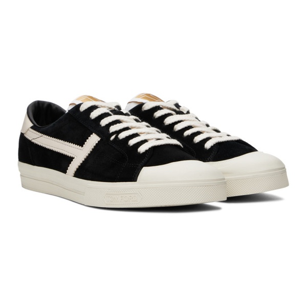 톰포드 톰포드 TOM FORD Black Jarvis Sneakers 231076M237023