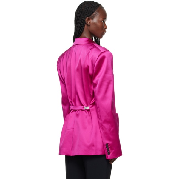 톰포드 톰포드 TOM FORD Pink Relaxed-Fit Blazer 232076F057002