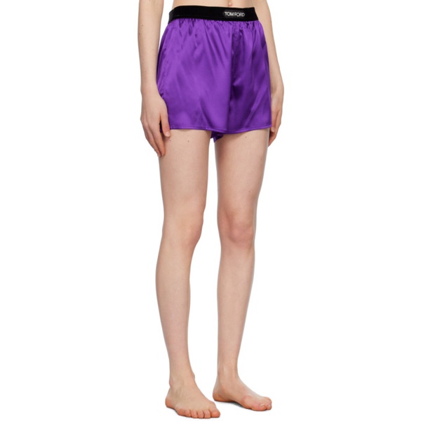톰포드 톰포드 TOM FORD Purple Boxer Shorts 232076F072004