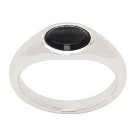 톰 우드 Tom Wood Silver Joe Blue Hawk Eye Ring 241762M147019