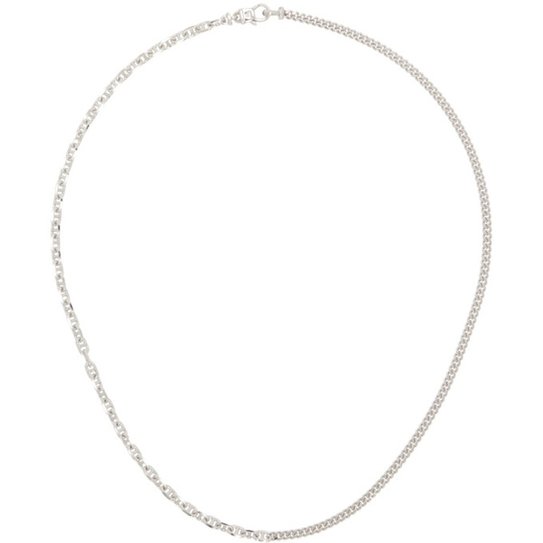  톰 우드 Tom Wood Silver Rue Chain Necklace 241762M145019