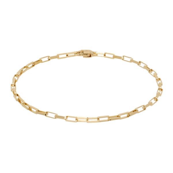  톰 우드 Tom Wood Gold Billie Bracelet 232762M142030