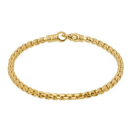 톰 우드 Tom Wood Gold Venetian Single M Bracelet 231762M142019