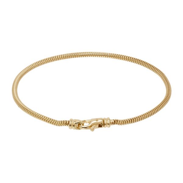  톰 우드 Tom Wood Gold Snake Slim Bracelet 232762M142014