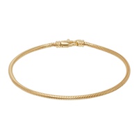 톰 우드 Tom Wood Gold Snake Slim Bracelet 241762M142027