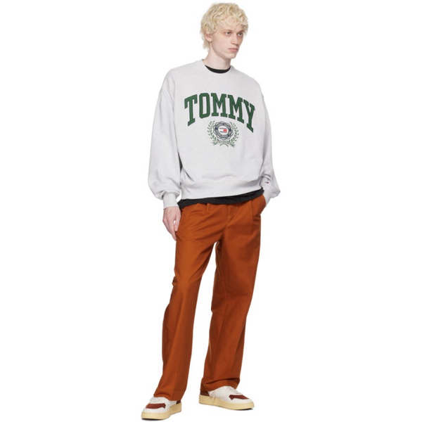  Tommy Jeans Brown Repeat Trousers 232844M191000