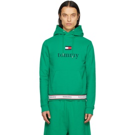 Tommy Jeans Green Repeat Hoodie 231844M202005