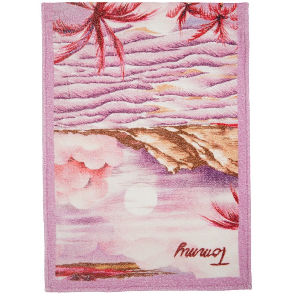  Tommy Jeans x 마틴 로즈 Martine Rose Pink Towelling Scarf 222794M150000
