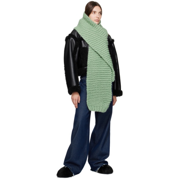  투굿 Toogood Green The 모우 Mountaineer Scarf 232676F028001