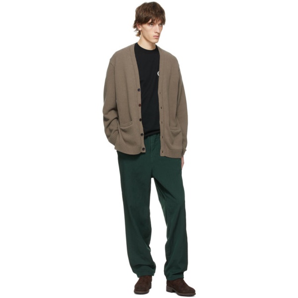  언더커버 UNDERCOVER Green Polyester Trousers 221414M191000