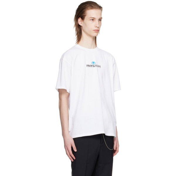  언더커버 UNDERCOVER White Printed T-Shirt 241414M213034
