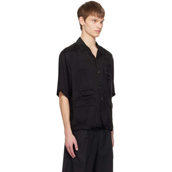  언더커버 UNDERCOVER Black Oversized Shirt 241414M192014