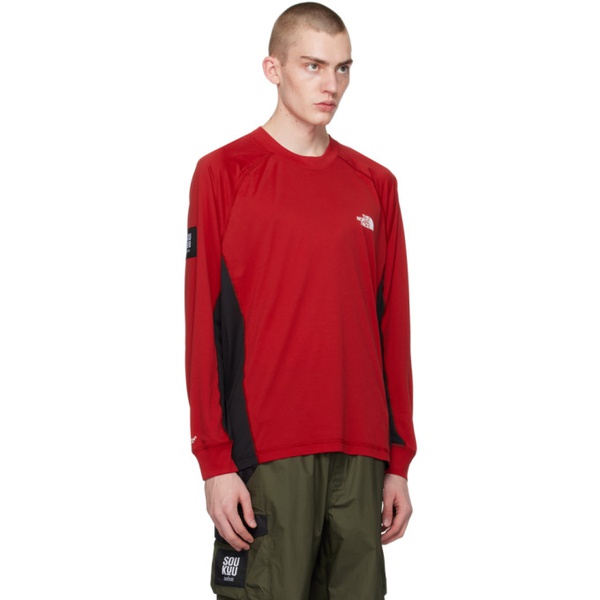  언더커버 UNDERCOVER Red & Black 노스페이스 The North Face 에디트 Edition Long Sleeve T-Shirt 242414M213021