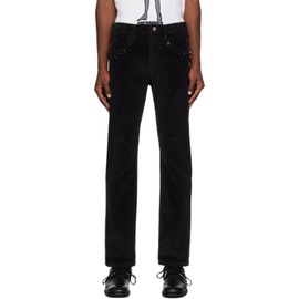 언더커버 UNDERCOVER Black Zip Trousers 232414M186001