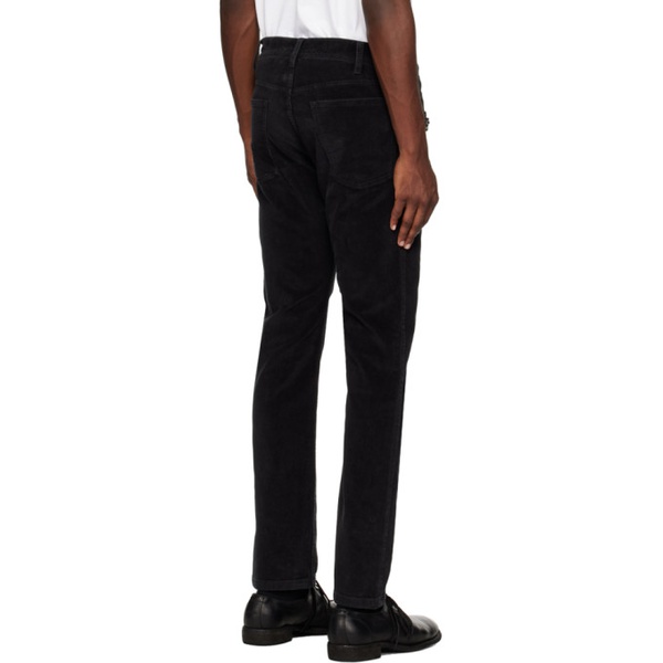  언더커버 UNDERCOVER Black Zip Trousers 232414M186001