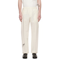 언더커버 UNDERCOVER 오프화이트 Off-White Embroidered Trousers 231414M191016