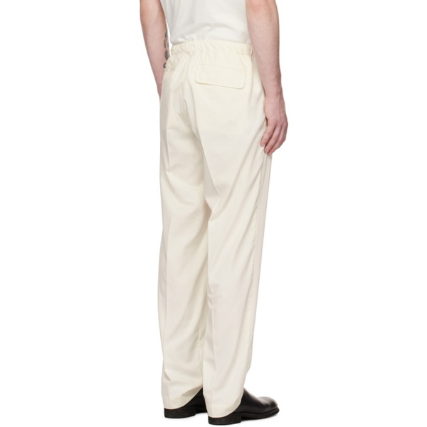  언더커버 UNDERCOVER 오프화이트 Off-White Embroidered Trousers 231414M191016