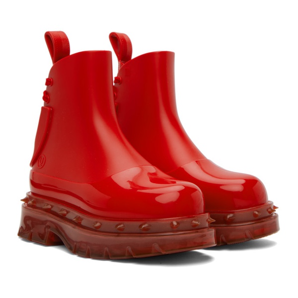  언더커버 UNDERCOVER Red Melissa 에디트 Edition Spikes Boots 232414F113001