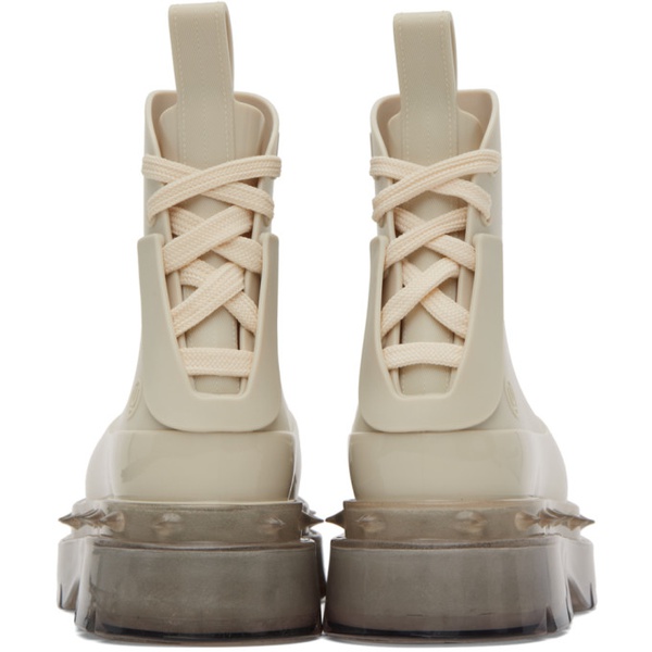  언더커버 UNDERCOVER Beige Melissa 에디트 Edition Spikes Boots 232414F113002