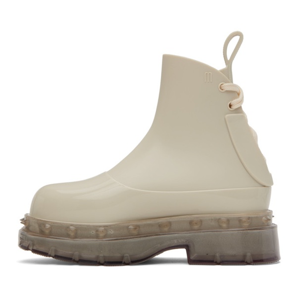  언더커버 UNDERCOVER Beige Melissa 에디트 Edition Spikes Boots 232414F113002