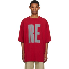 언더커버 UNDERCOVER Red Printed T-Shirt 231414M213027