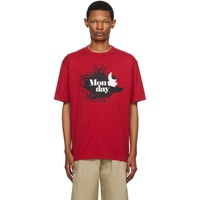 언더커버 UNDERCOVER Red Monday T-Shirt 231414M213030