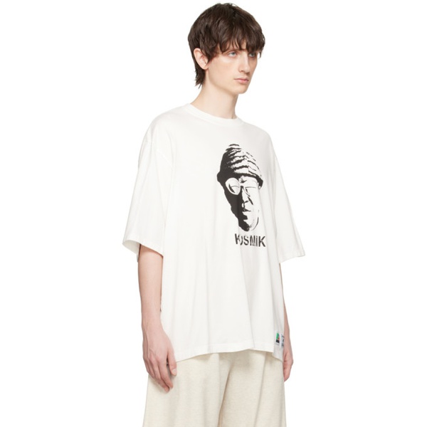  언더커버 UNDERCOVER White Printed T-Shirt 231414M213004