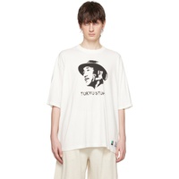 언더커버 UNDERCOVER White Printed T-Shirt 231414M213006