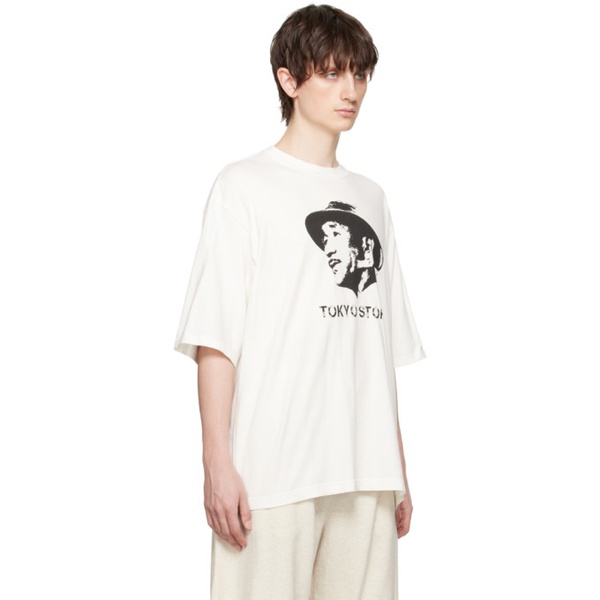  언더커버 UNDERCOVER White Printed T-Shirt 231414M213006