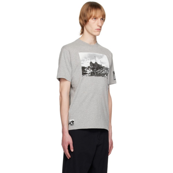  언더커버 UNDERCOVER Gray Printed T-Shirt 231414M213060